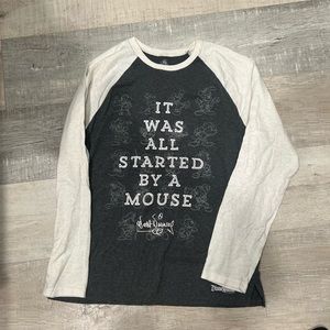 Walt Disney Quote Mickey Mouse long sleeve